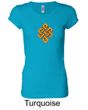 Ladies Yoga Shirt Endless Knot Longer Length Tee T-Shirt