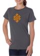 Ladies Yoga Shirt Endless Knot Organic Tee T-Shirt