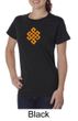 Ladies Yoga Shirt Endless Knot Organic Tee T-Shirt