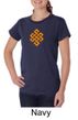Ladies Yoga Shirt Endless Knot Organic Tee T-Shirt