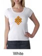 Ladies Yoga Shirt Endless Knot Scoop Neck Tee T-Shirt