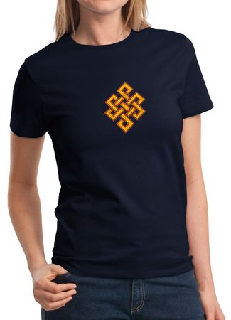 Ladies Yoga Shirt Endless Knot Tee T-Shirt