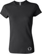 Ladies Yoga Shirt Enso Bottom Print Crewneck Tee T-Shirt