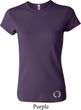 Ladies Yoga Shirt Enso Bottom Print Crewneck Tee T-Shirt