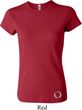Ladies Yoga Shirt Enso Bottom Print Crewneck Tee T-Shirt