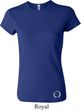 Ladies Yoga Shirt Enso Bottom Print Crewneck Tee T-Shirt