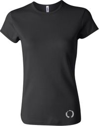 Ladies Yoga Shirt Enso Bottom Print Crewneck Tee T-Shirt