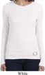 Ladies Yoga Shirt Enso Bottom Print Long Sleeve Tee T-Shirt