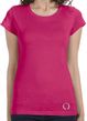 Ladies Yoga Shirt Enso Bottom Print Longer Length Tee T-Shirt
