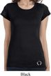 Ladies Yoga Shirt Enso Bottom Print Longer Length Tee T-Shirt