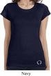 Ladies Yoga Shirt Enso Bottom Print Longer Length Tee T-Shirt