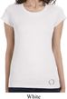 Ladies Yoga Shirt Enso Bottom Print Longer Length Tee T-Shirt