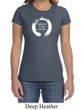 Ladies Yoga Shirt Enso Happiness Crewneck Tee T-Shirt