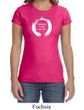 Ladies Yoga Shirt Enso Happiness Crewneck Tee T-Shirt
