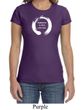 Ladies Yoga Shirt Enso Happiness Crewneck Tee T-Shirt