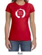 Ladies Yoga Shirt Enso Happiness Crewneck Tee T-Shirt