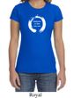 Ladies Yoga Shirt Enso Happiness Crewneck Tee T-Shirt