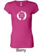 Ladies Yoga Shirt Enso Happiness Longer Length Tee T-Shirt