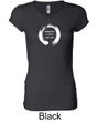 Ladies Yoga Shirt Enso Happiness Longer Length Tee T-Shirt