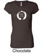 Ladies Yoga Shirt Enso Happiness Longer Length Tee T-Shirt