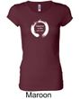 Ladies Yoga Shirt Enso Happiness Longer Length Tee T-Shirt