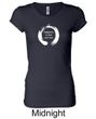 Ladies Yoga Shirt Enso Happiness Longer Length Tee T-Shirt