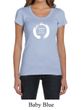 Ladies Yoga Shirt Enso Happiness Scoop Neck Tee T-Shirt