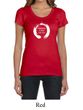 Ladies Yoga Shirt Enso Happiness Scoop Neck Tee T-Shirt