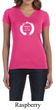 Ladies Yoga Shirt Enso Happiness V-neck Tee T-Shirt