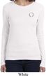 Ladies Yoga Shirt Enso Pocket Print Long Sleeve Tee T-Shirt