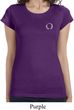 Ladies Yoga Shirt Enso Pocket Print Longer Length Tee T-Shirt