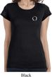 Ladies Yoga Shirt Enso Pocket Print Longer Length Tee T-Shirt