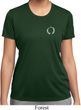 Ladies Yoga Shirt Enso Pocket Print Moisture Wicking Tee T-Shirt