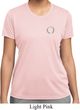 Ladies Yoga Shirt Enso Pocket Print Moisture Wicking Tee T-Shirt