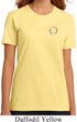 Ladies Yoga Shirt Enso Pocket Print Organic Tee T-Shirt