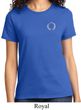 Ladies Yoga Shirt Enso Pocket Print Tee T-Shirt