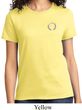 Ladies Yoga Shirt Enso Pocket Print Tee T-Shirt