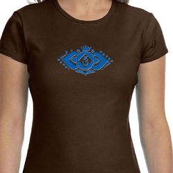 Ladies Yoga Shirt Floral Ajna Crewneck Tee T-Shirt