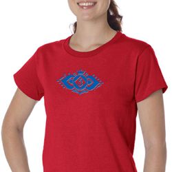 Ladies Yoga Shirt Floral Ajna Organic Tee T-Shirt