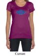 Ladies Yoga Shirt Floral Ajna Scoop Neck Tee T-Shirt