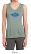 Ladies Yoga Shirt Floral Ajna Sleeveless Moisture Wicking Tee T-Shirt