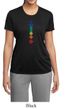 Ladies Yoga Shirt Floral Chakras Moisture Wicking Tee T-Shirt