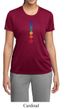 Ladies Yoga Shirt Floral Chakras Moisture Wicking Tee T-Shirt