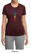 Ladies Yoga Shirt Floral Chakras Moisture Wicking Tee T-Shirt