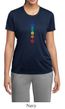 Ladies Yoga Shirt Floral Chakras Moisture Wicking Tee T-Shirt