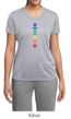 Ladies Yoga Shirt Floral Chakras Moisture Wicking Tee T-Shirt