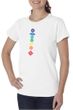 Ladies Yoga Shirt Floral Chakras Organic Tee T-Shirt