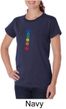 Ladies Yoga Shirt Floral Chakras Organic Tee T-Shirt