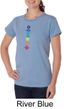 Ladies Yoga Shirt Floral Chakras Organic Tee T-Shirt