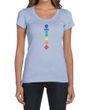 Ladies Yoga Shirt Floral Chakras Scoop Neck Tee T-Shirt
